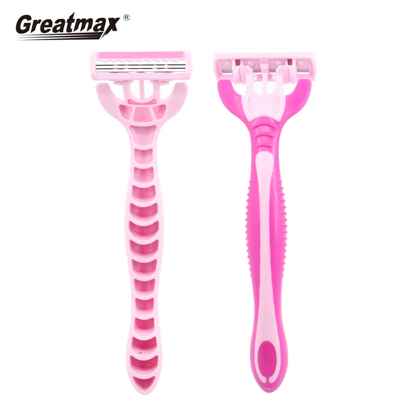 men Razor Greatmax Plastic Handle Safety Women Disposable Triple Blade Shaving Razor Maquinilla De Afeitar Desechable 3