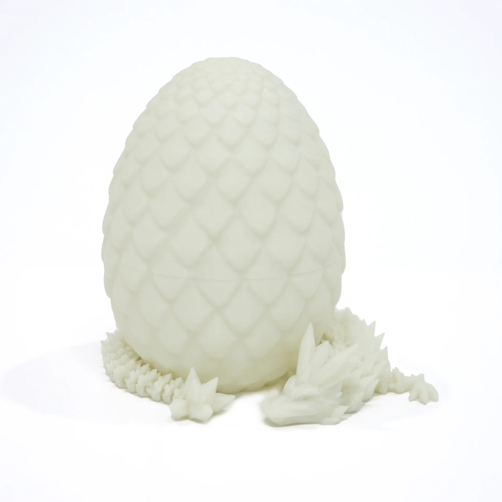 3D Printed Flying Crystal Dragon Educational Toy Decorative Cross-Border Dragon Egg Gift Hand-Do 3D Printing Dragon