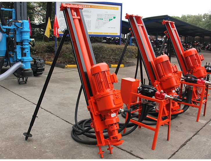Kaishan 30m depth strong power KQD120 diesel dth mine drilling rig nail drill machine