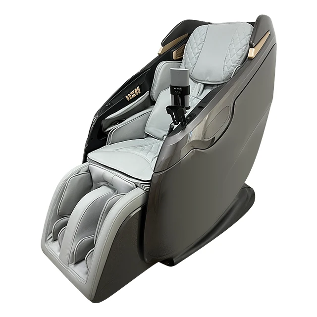 2023 new style 3D Luxury Electric  Zero Gravity Full Body Shiatsu Recliner foot  Massage Chair PU Leather with USB