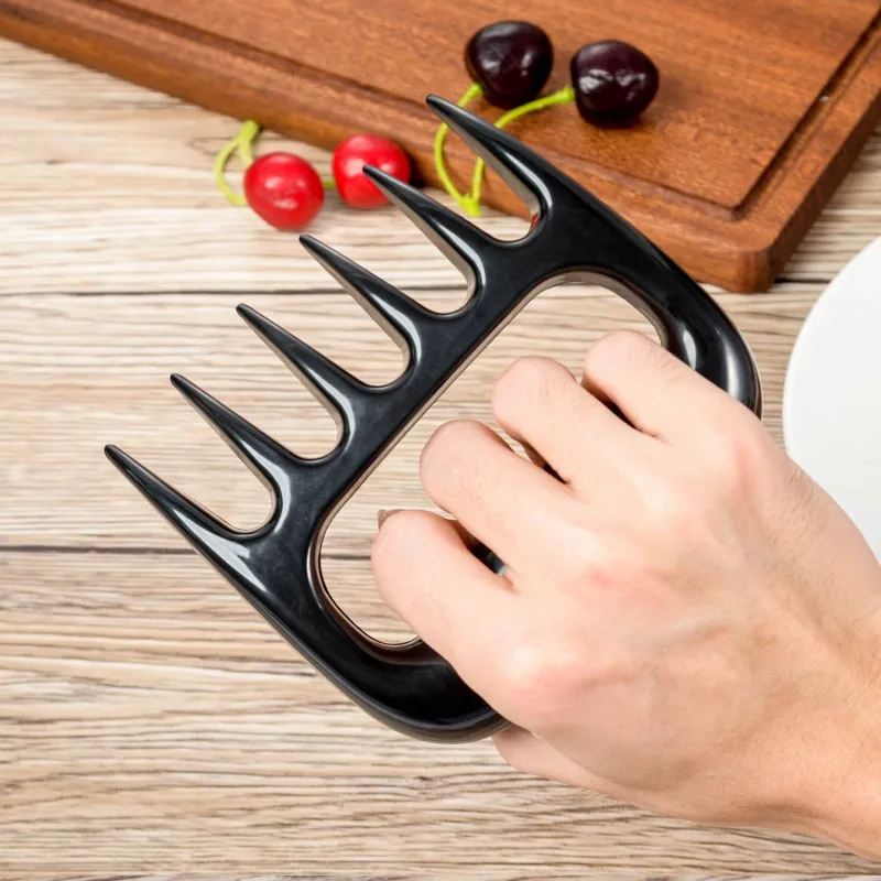 2 шт. восхитительный разделитель мяса медвежьей лапы для барбекю милый и практичный дизайн многофункциональный быстрого расщепления