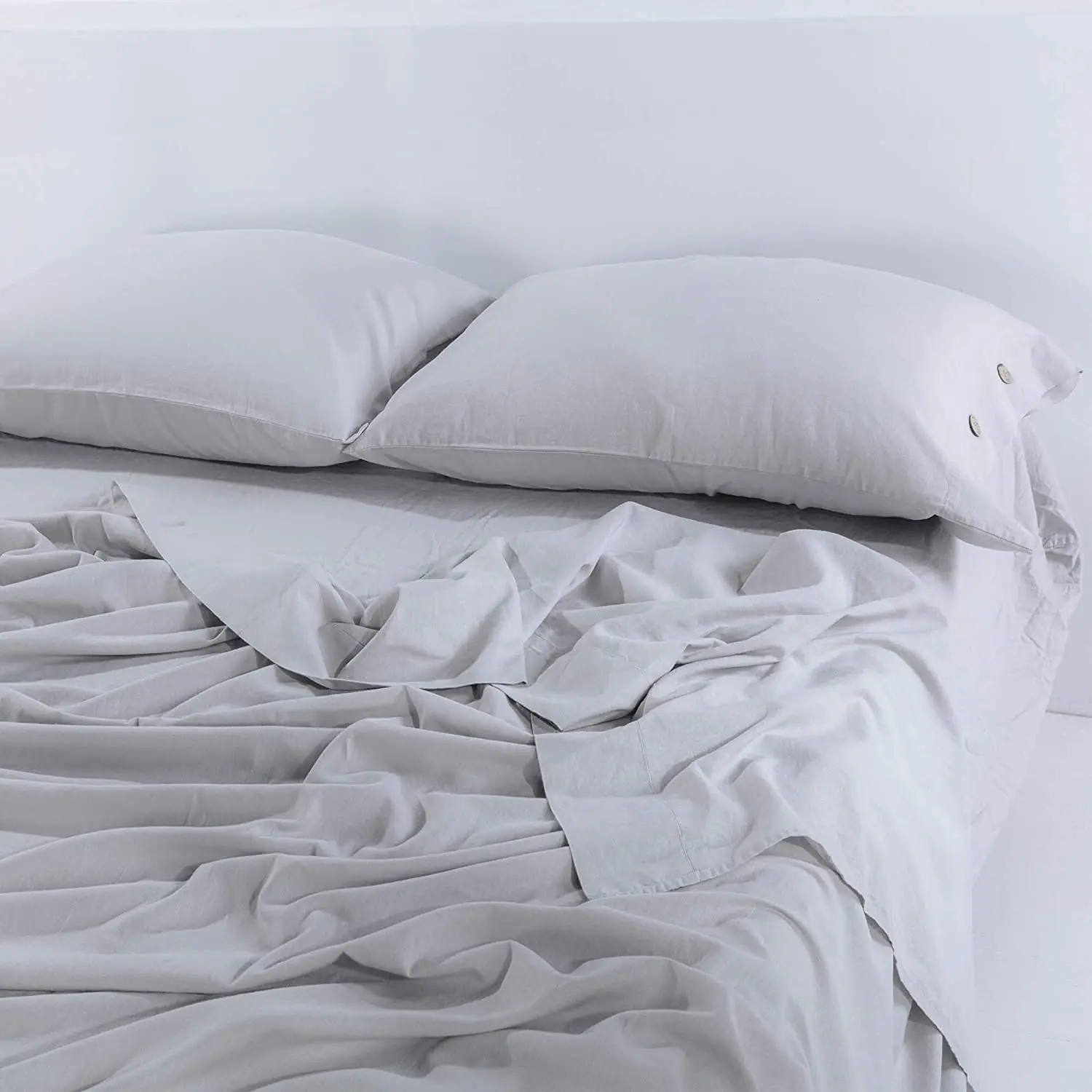 100% hemp fabric bedding sheet set for bedroom with low MOQ