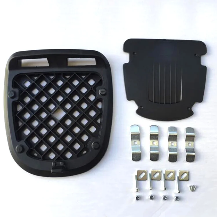 Waterproof Top Load Bearing 4kg Injection Molding Matte Black PP Motorcycle Trunk Tail Boxes