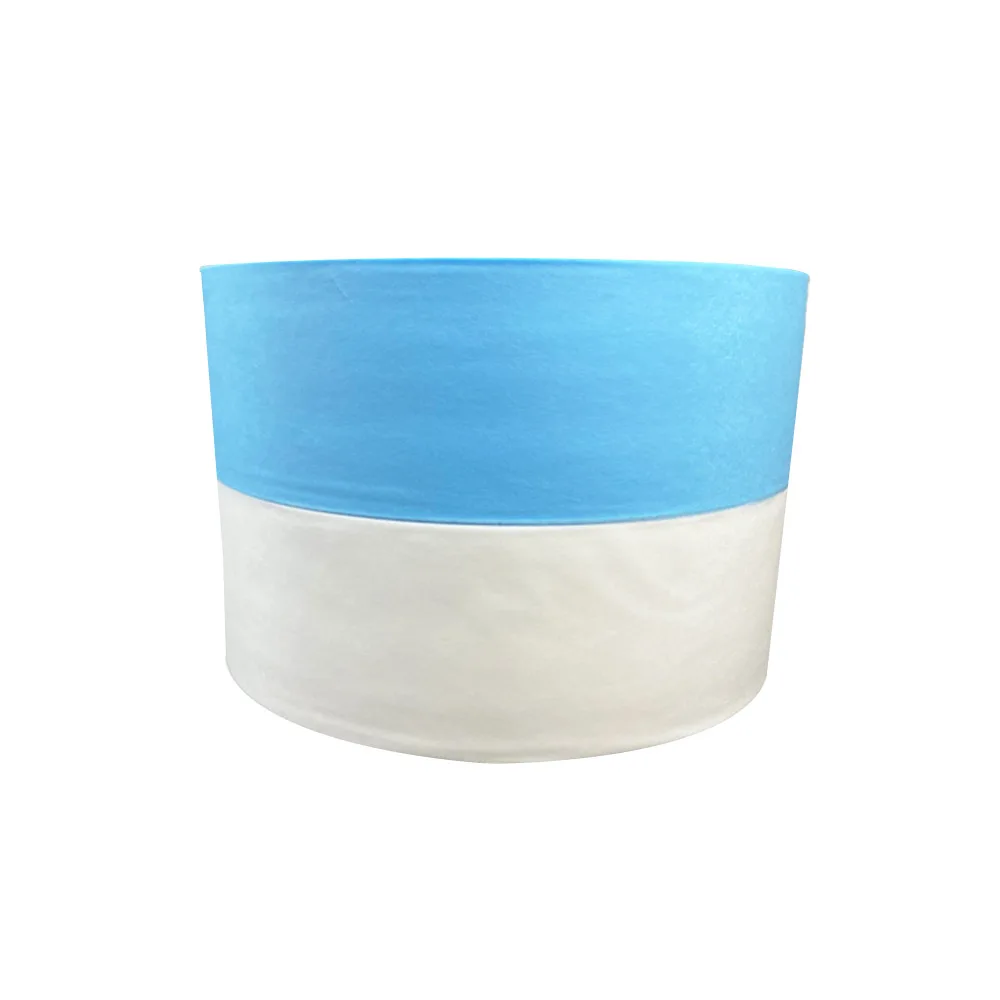 White and Blue spunbond fabrics for kids satin 100 cotton  printed fabric roll anti bacteria nonwoven