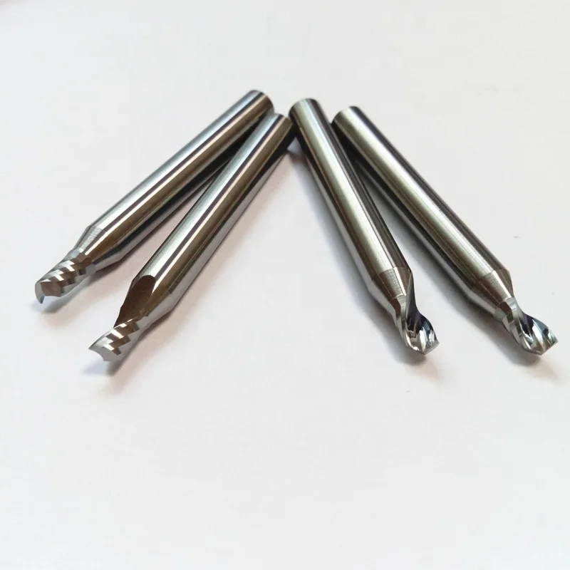 Customize  tungsten carbide single flute endmill 1 flute milling cutter