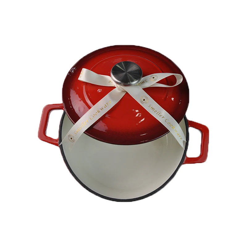 Высококачественная кастрюля, набор посуды, Лидер продаж, эмалированная чугунная голландская кастрюля для приготовления пищи и супа