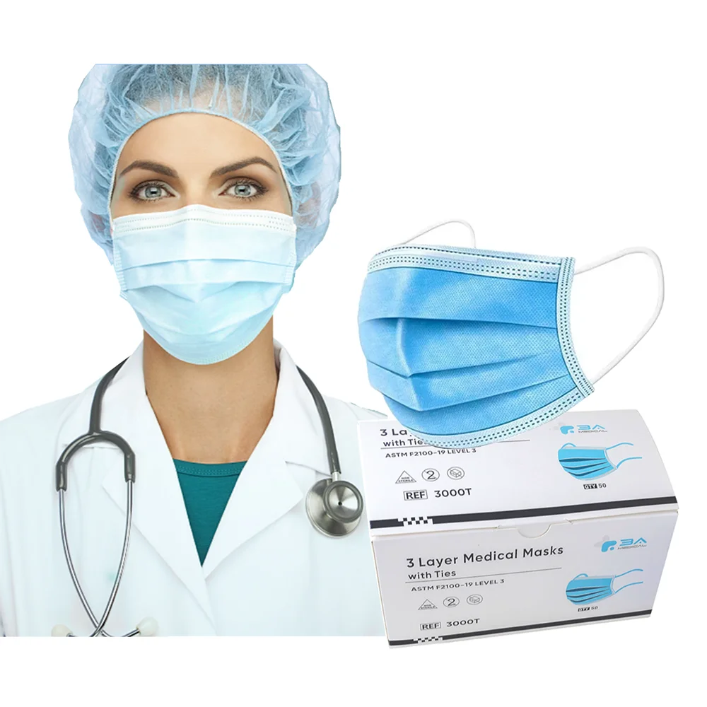 Factory Direct Sale CE Level 3 Mask Disposable Medical Surgical Face Mask