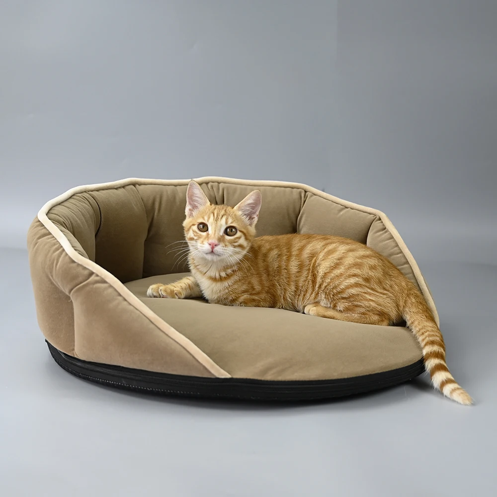 Orthopedic Sofa Cotton Indoor Sleeping Washable All-Season Custom Logo Pet Bed Nest House For Dog Cat