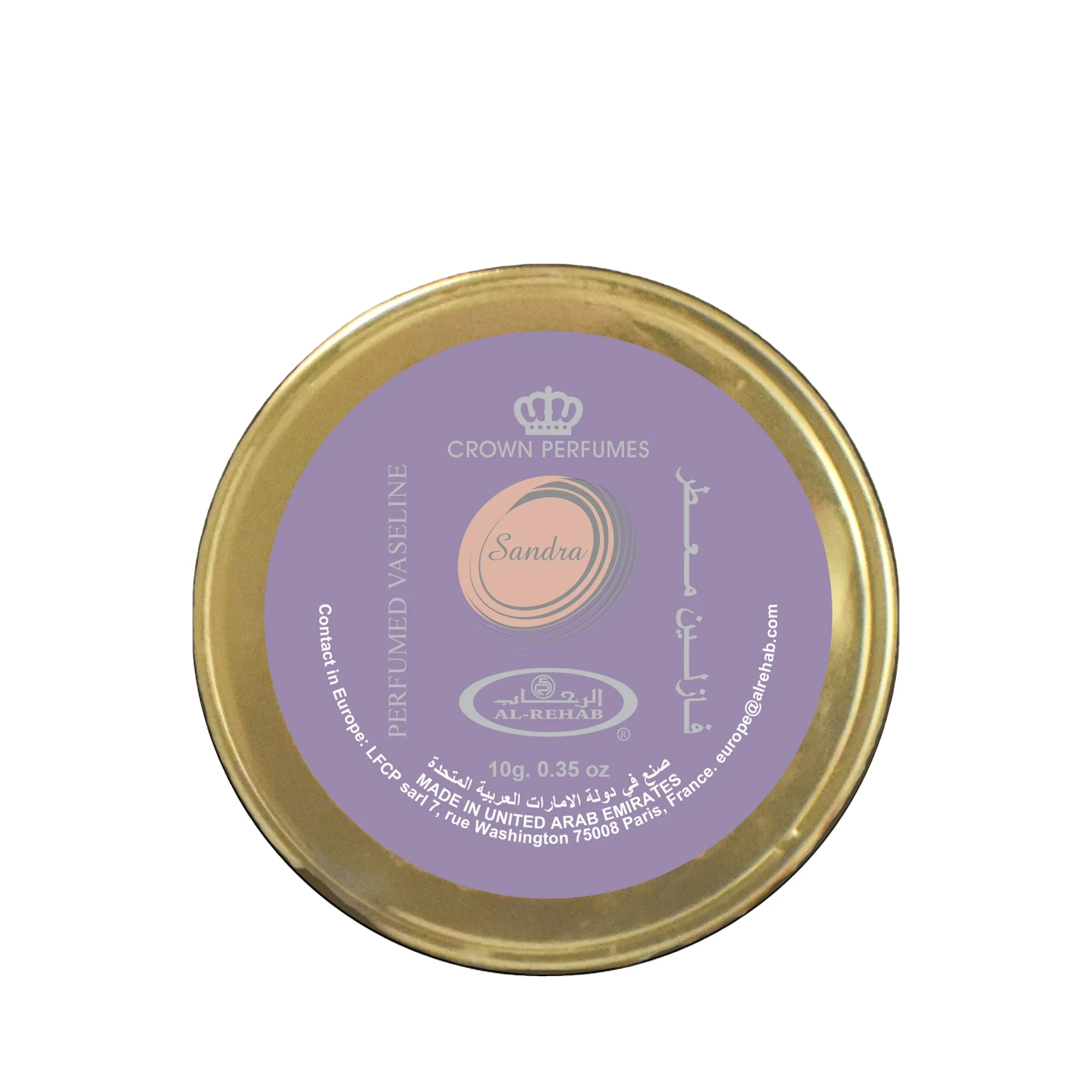 Парфюмерные духи Vaseeline SANDRA 10 gm Al rehab, стойкие духи оптом, сделанные в ОАЭ
