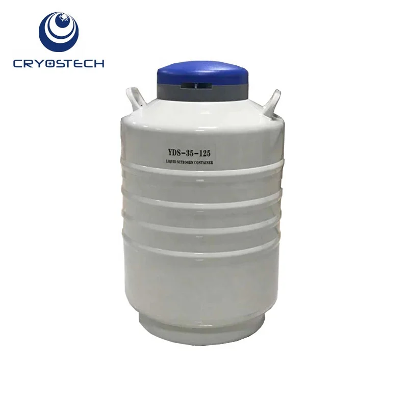 YDS-35-125    35 Liters Liquid Nitrogen Tank Semen Container Animal Vaccine Storage
