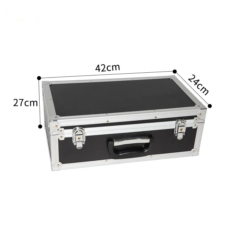 High Quality China Black Aluminum Metal Attache Laptop Briefcase With partition
