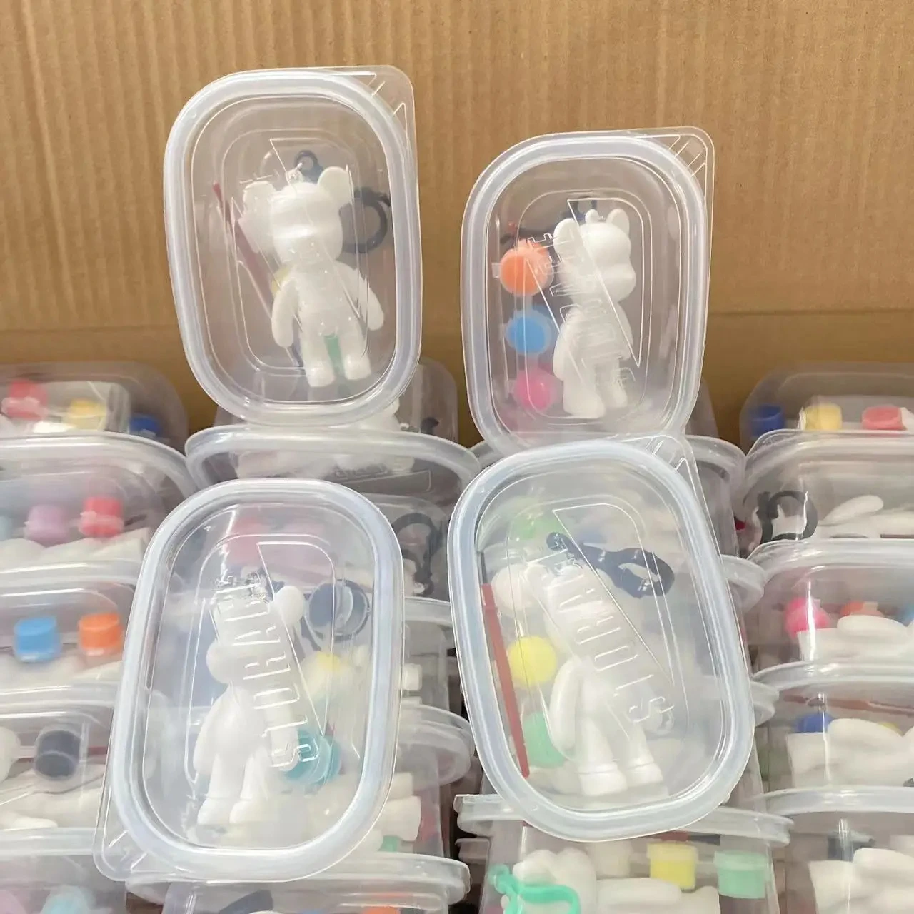 Hot Halloween Plaster Painting Doll Creative Diy Plaster Toy Kids Painting Coloring Doll Set Easter Decoration