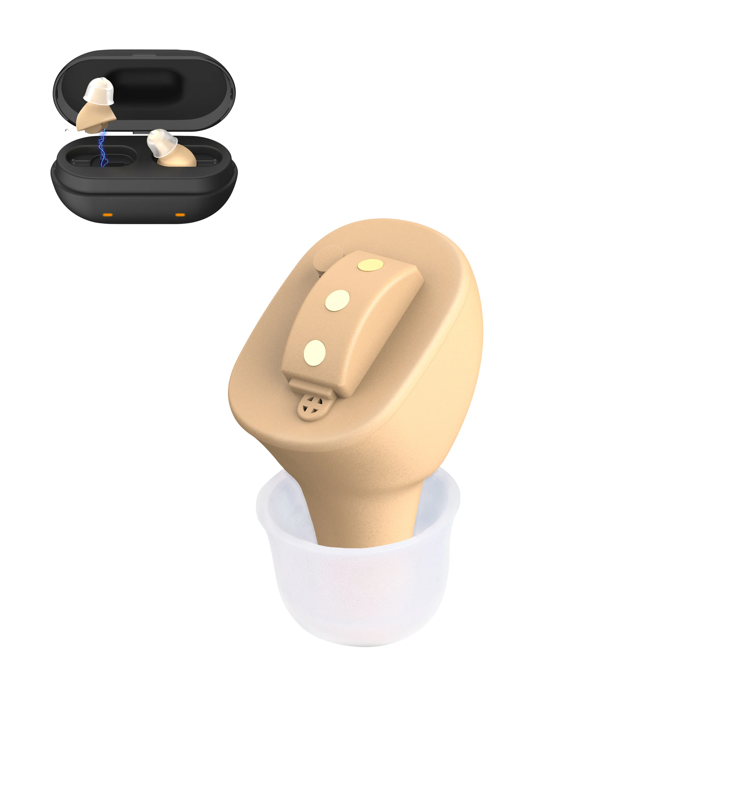 CIC hearing aids for the deaf rechargeable bte Q6