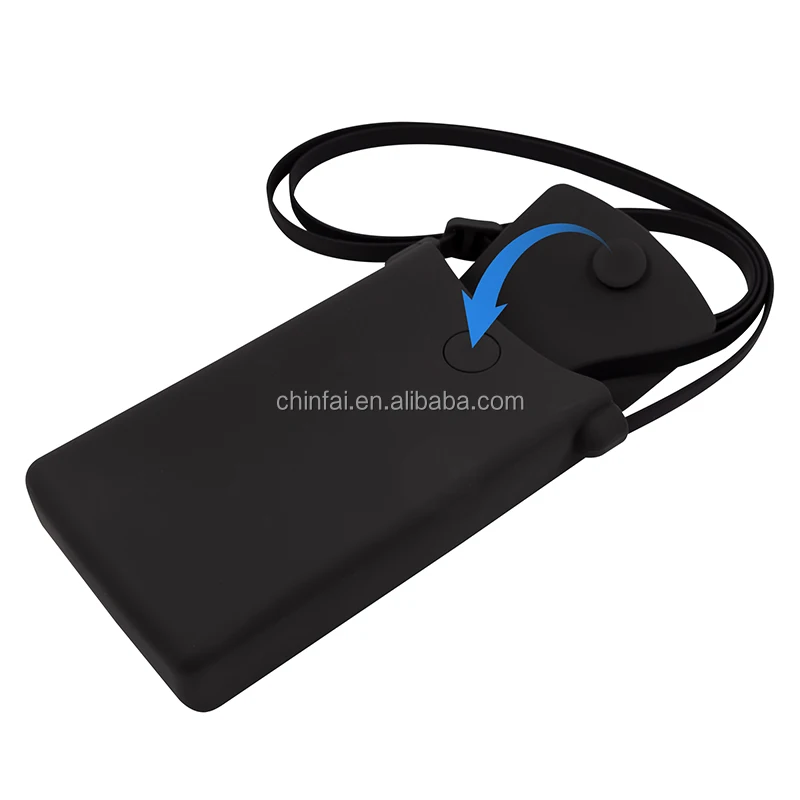 Chinfai New Waterproof Silicone Magnet Cover Crossbody Cell Phone Case Bag