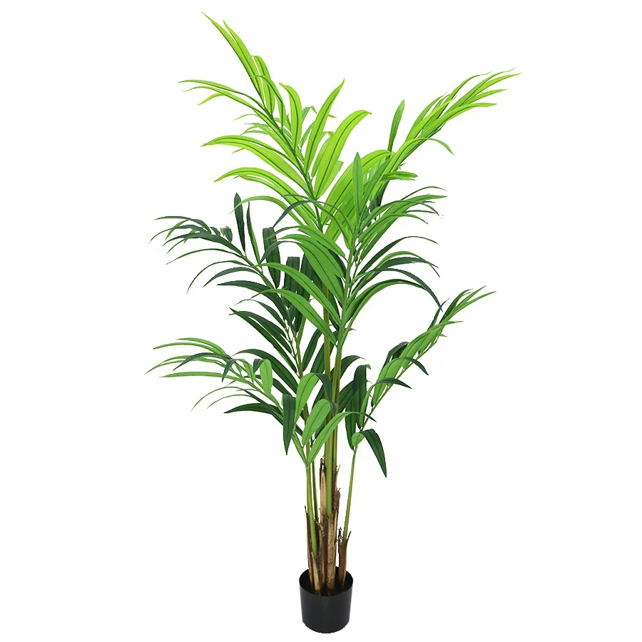 Artificial areca palm trees for home decoration