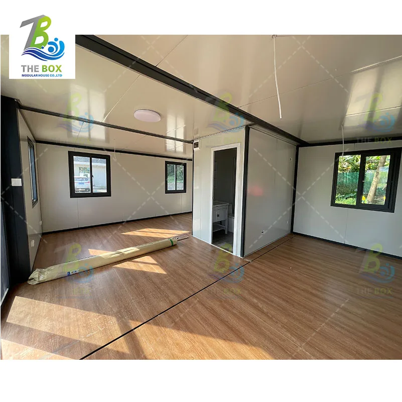 High Quality Prefab 20 40 Foot Foldable Shelter Homes Container House Customized For Villa