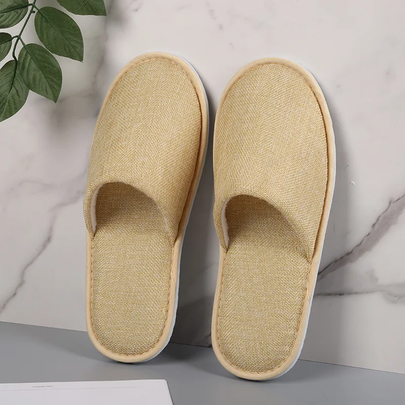 Hotel Slipper Disposable Supplies Travel Items Set and Kit Customized Eco-friendly Flip-flops Slippers Non Woven with Logo