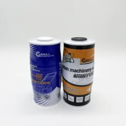 Metal package tank for engine oil metal tin cans with spout