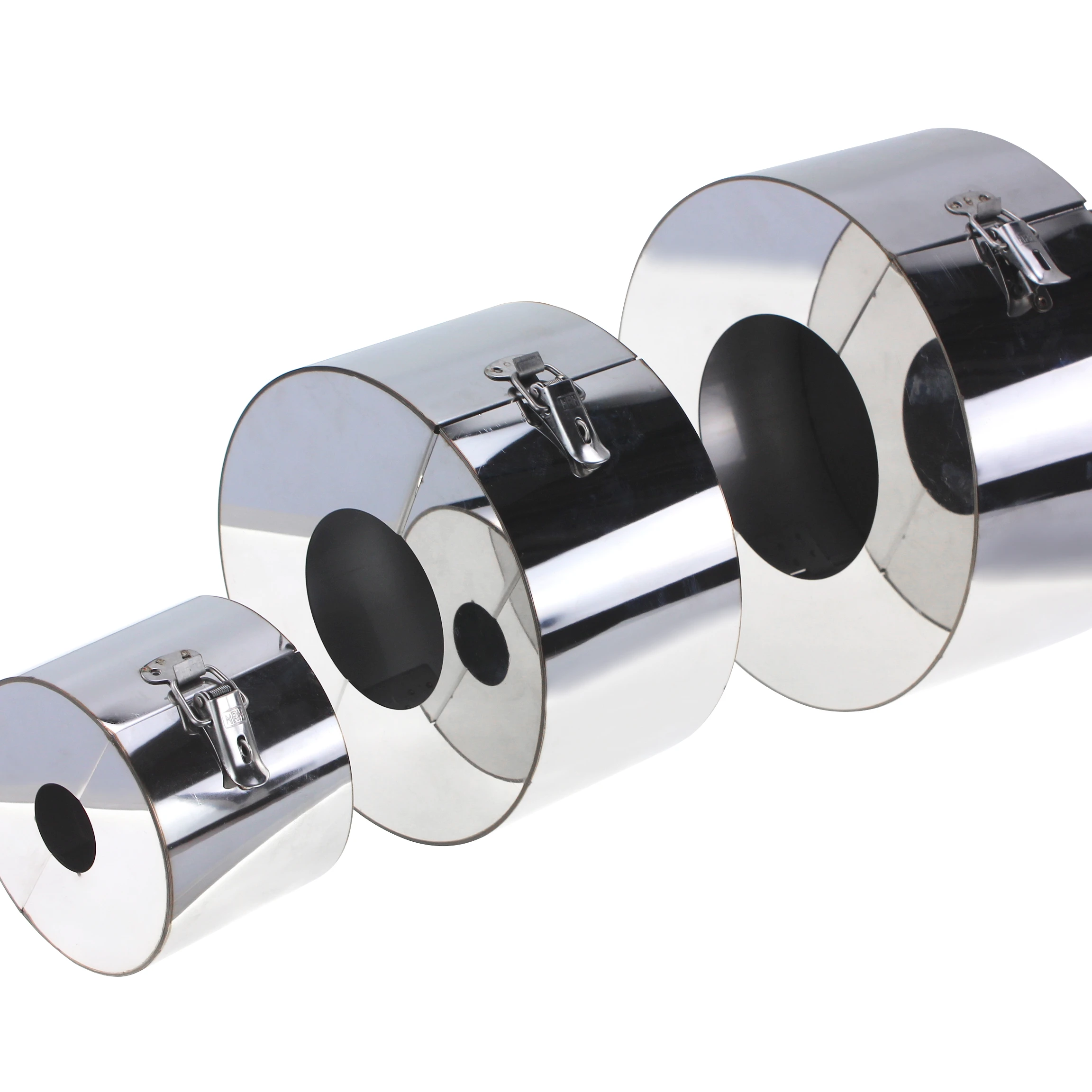 Standard safety flange spray wrap cover shields 304 stainless steel guard protector for Flange Overall Flange Guard