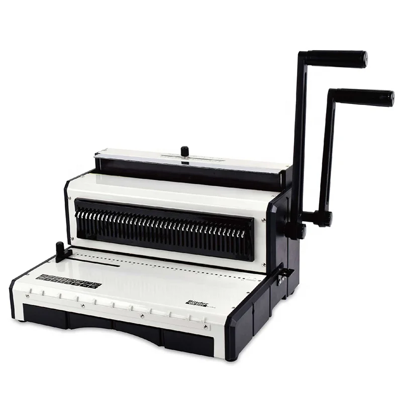 Book Punching Machine Calendar Double Ring Loop Wire Binding Machine 3 1