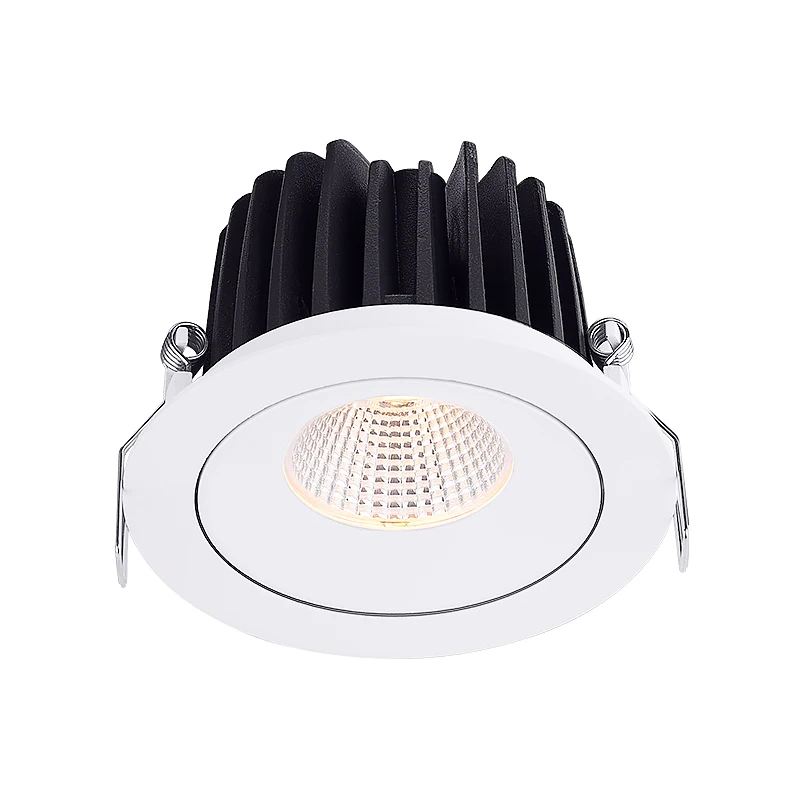 Dali Dimmable Triac Dimming 0-10V 18W 15W Led Cob Recessed Downlights Hotel Lighting Shop Embedded Spot Lights