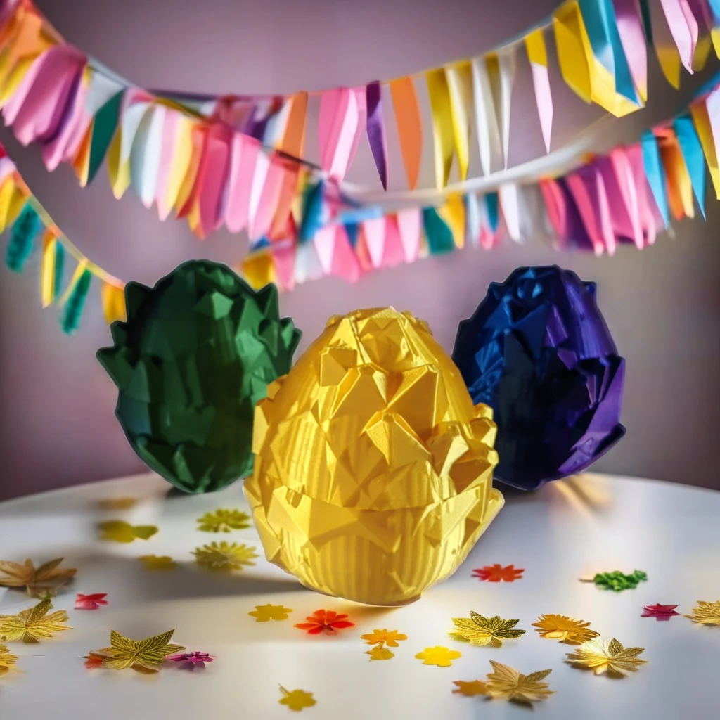 Naturally Degradable PLA Dragon Eggs Custom 3D Printed Sensory Toys Classic Style Unisex Creative Ornaments
