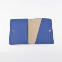 Hot Sale Pu Leather Vaccination Card Protector Passport And Vaccine Card Holder