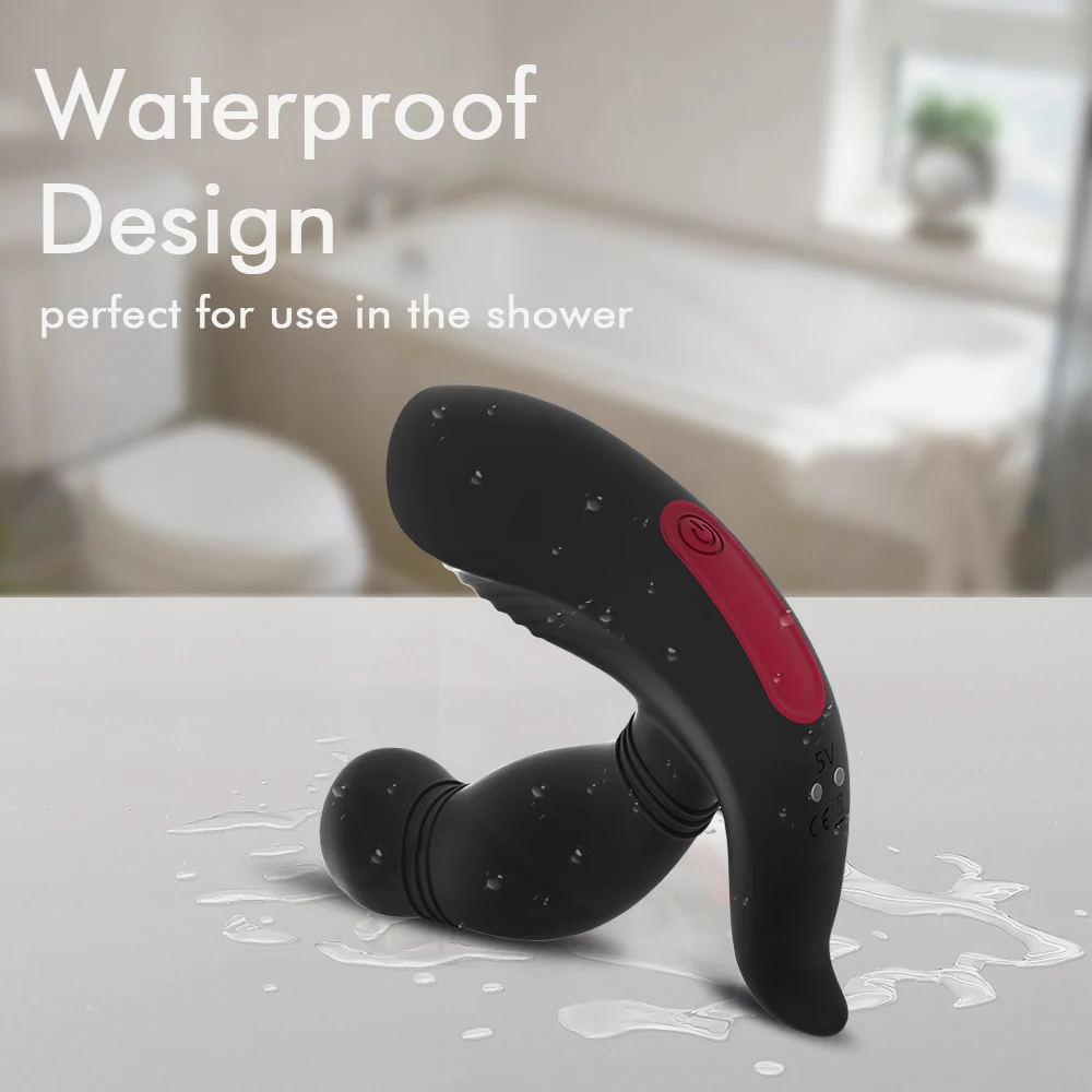 Rechargeable remote control prostate massage anal butt plug vibrator male ass sex toy