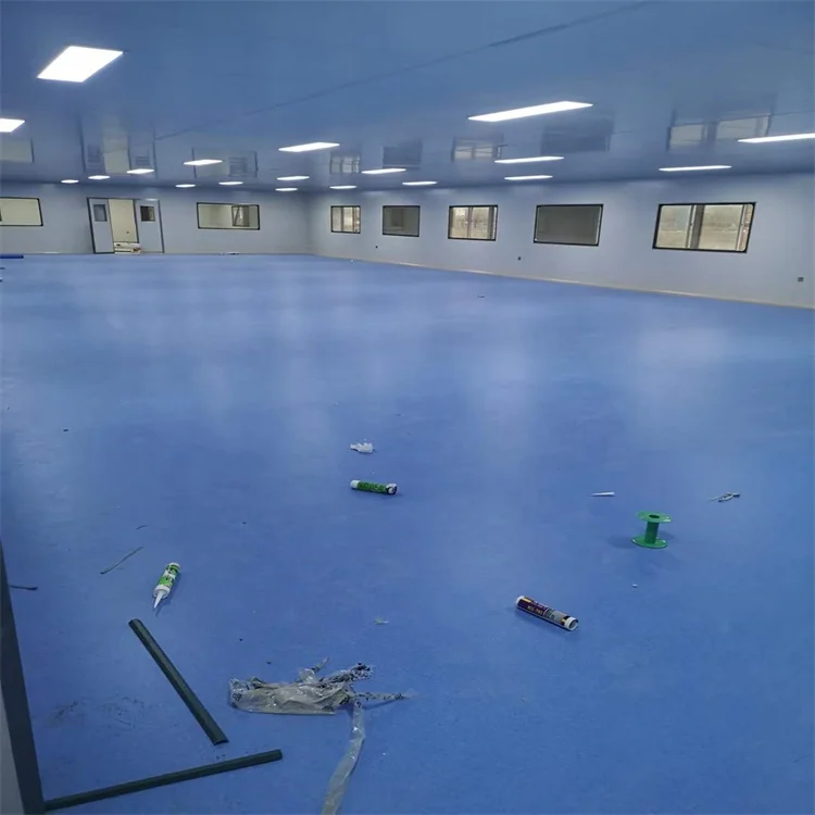 2mm Thick Anti-bacterial Homogeneous Pvc Vinyl Floor for Icu Hospital LAB school bus train