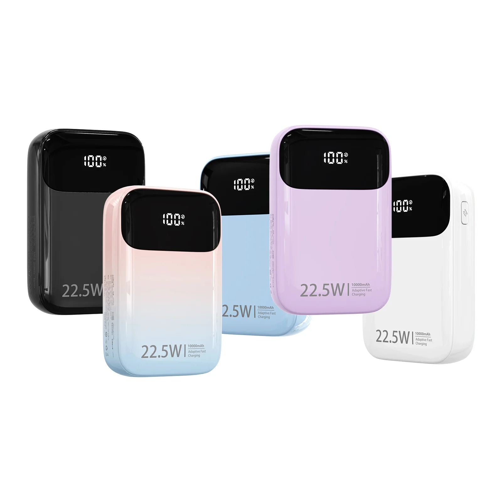 With PSE Certification 10000 mAh Mobile Phone Power bank Fast Charging Portable Charger With LED Display