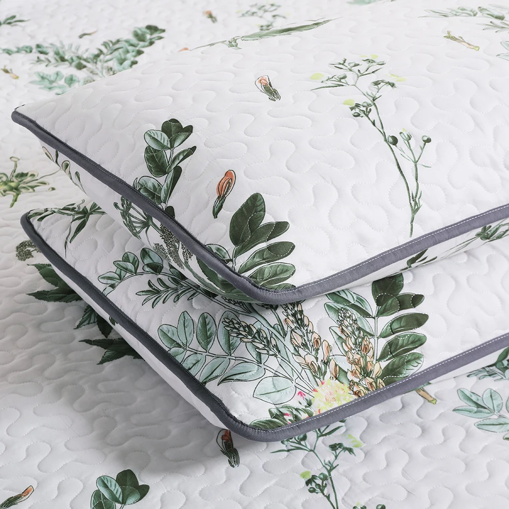 New Special Design Popular Quilt Cover Bedding Sheet Set White Quilted Bedspread