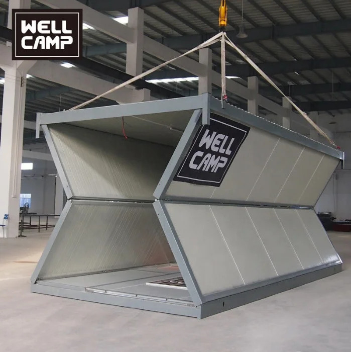 Low cost house Prefab Folding Container House 4 Minutes Install One House Mobile foldable Container prefab home