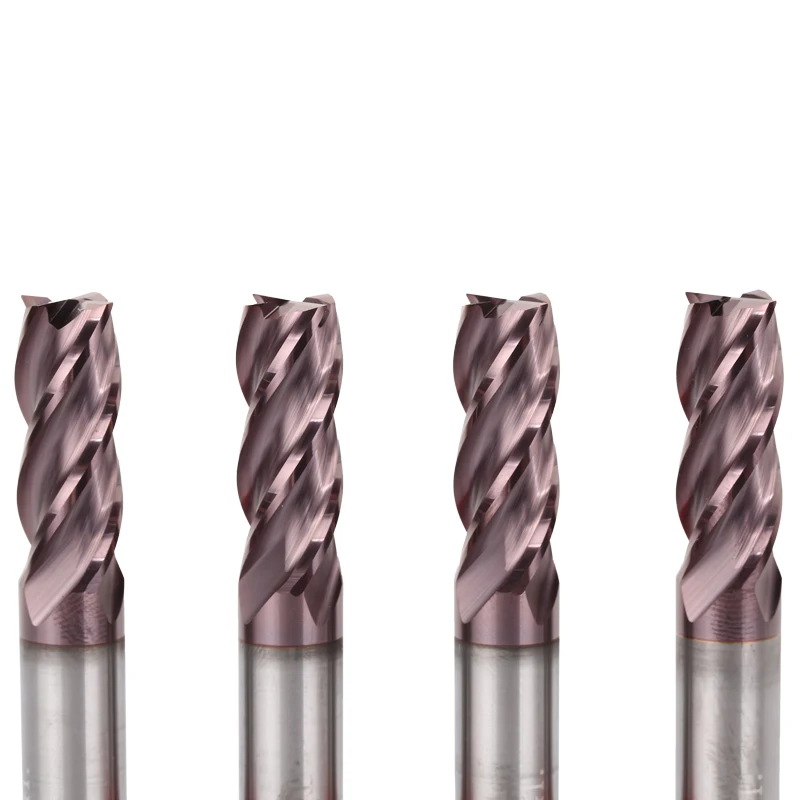 2022 Hot Sale Tungsten Steel End Milling Cutter 4 Flute Tungsten Steel Milling Cutter