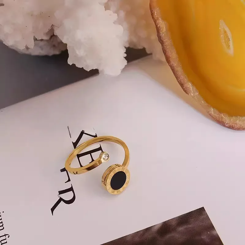 Fashionable and Trendy Ring With Roman Numerals Personalized Adjustable Ring for Weddings Engagements Gifts