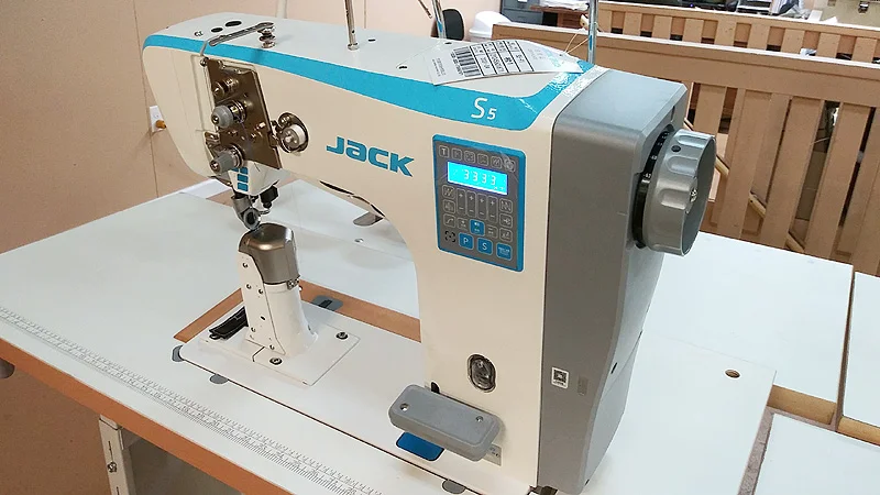 Long service life JACK S5 Column machine with synchronized roller, suitable for thick material leather sewing machine