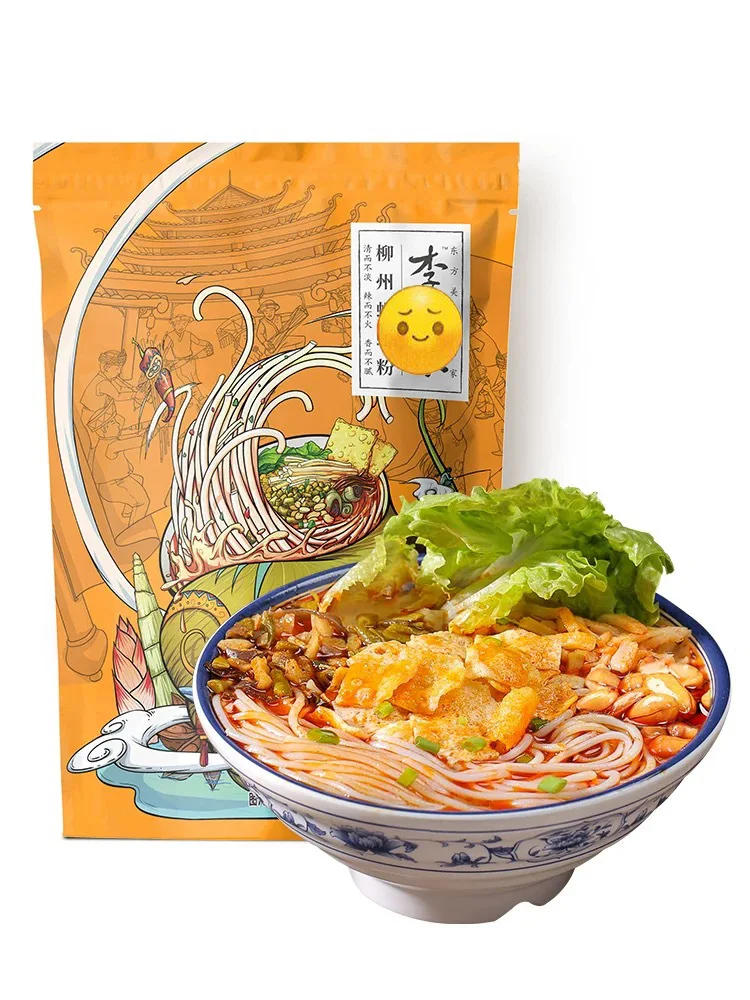 Bag Package Specialty snail noodles Hot And Sour rice noodles Convenient food in china