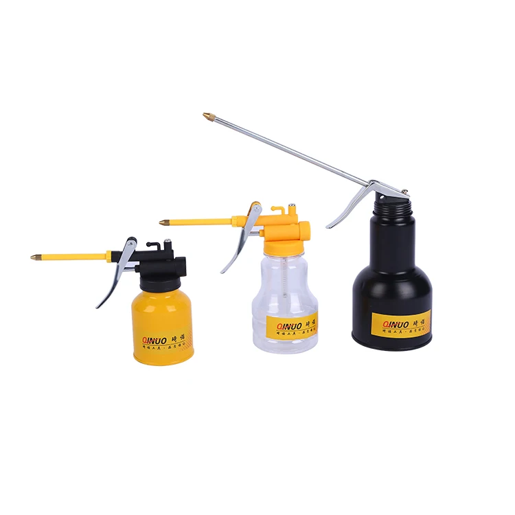 
High Pressure Lubricating Oil Can Spray Gun Pot Plastic Steel Pump Oiler 