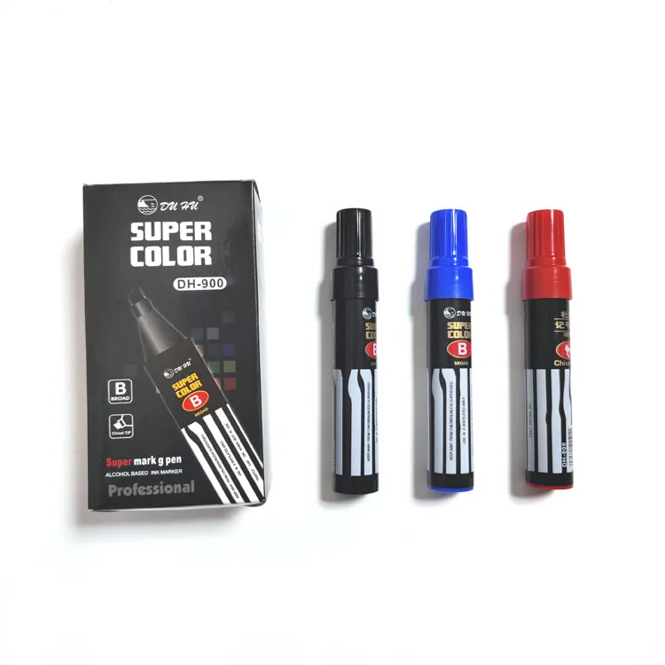 Hot Selling Alcohol Based Permanent Marker Professional Never Fade Quick Dry Jumbo Markers