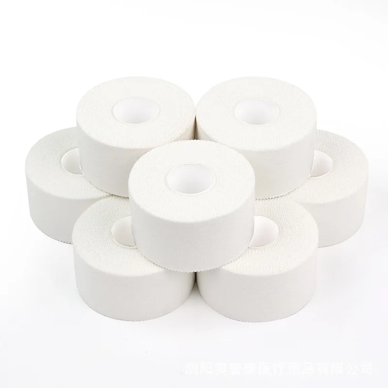 Bilink 2.5*91 Easy to tear hot melt latex free no allergernic cotton cloth adhesive strapping tape Muscle Athletic Protect Tape