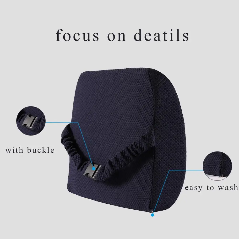 
memory foam lumbar cushion for lower back pain Lumbar Support Cushion 