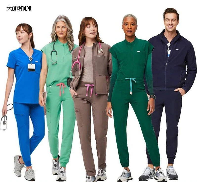 2024 Polyester Cotton  Design Pictures Japan Japanese Doctor S Fabric For Sale Nursing Uniforms  customization