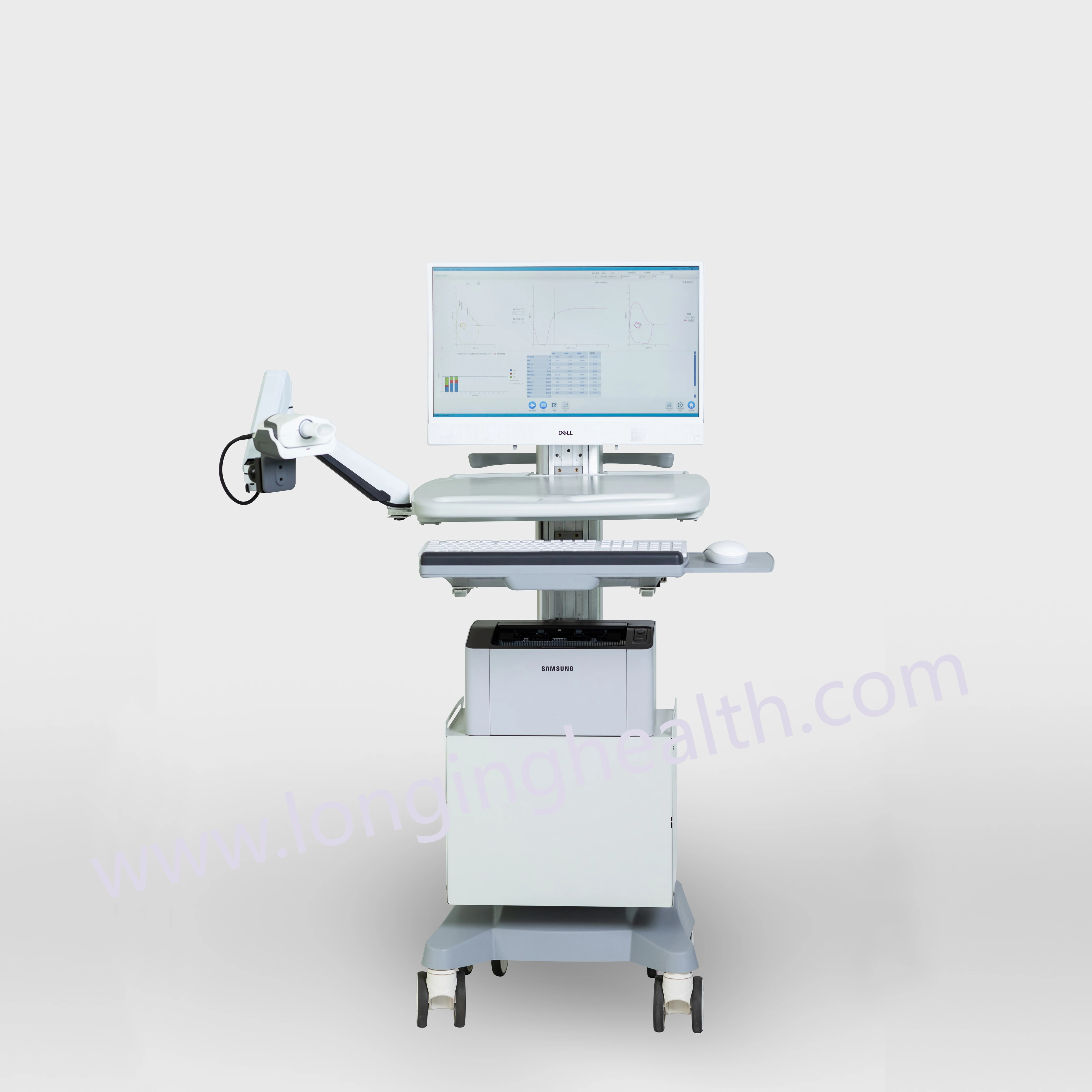 ANCOOL SpiroPower PFT Respiratory Health Screening Pulmonary Function Testing System