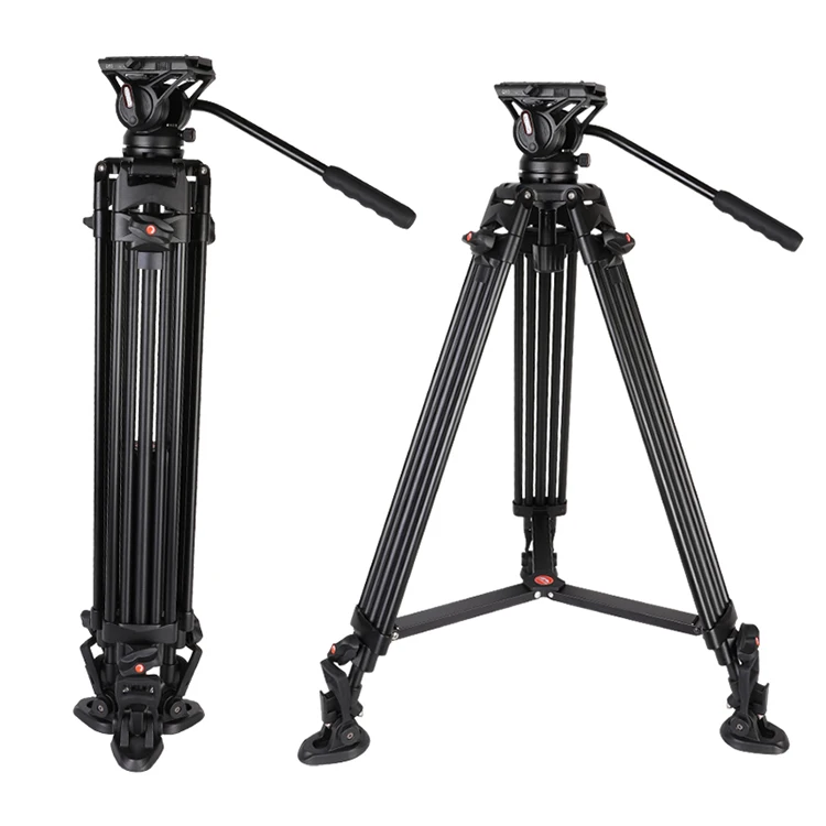 Professional Coman Aluminium Video DSLR Flexible Tripod  DX16Q5S With Fluid Ball head Q5S