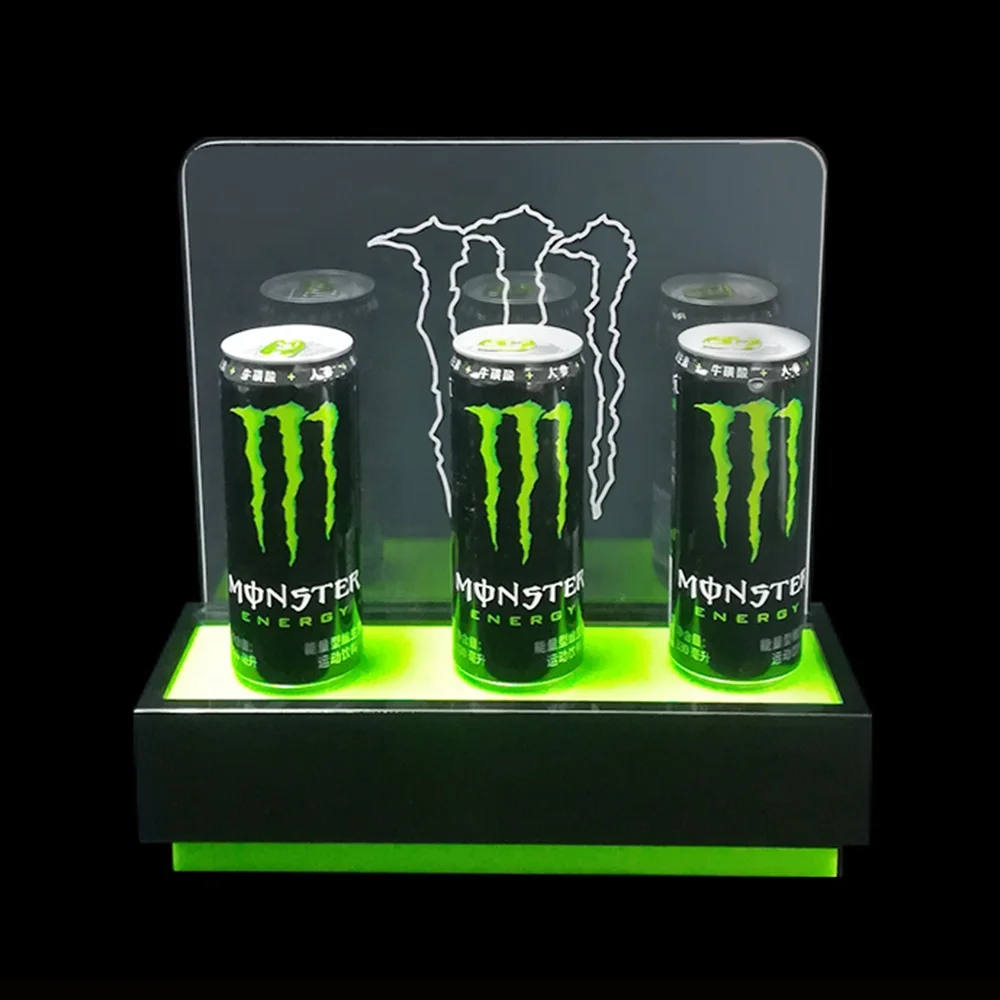 Party Supplier Acrylic Led Champagne Bottle Display Glorifier Presenter For Night Club