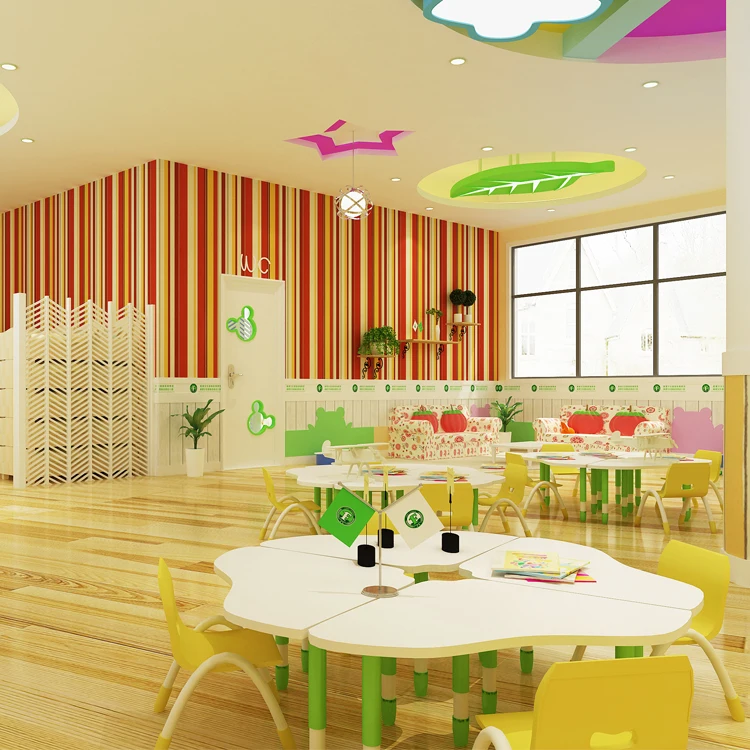 New Product Children Study Room Plastic Furniture Nursery School Preschool Furniture Sets