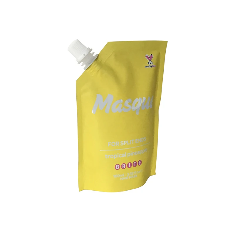 Airtight Lightproof Aluminum Foil Lamination Nozzle Bags Liquid Soap Shampoo Packaging Spout Standing Pouch Doypack Plastic Bag