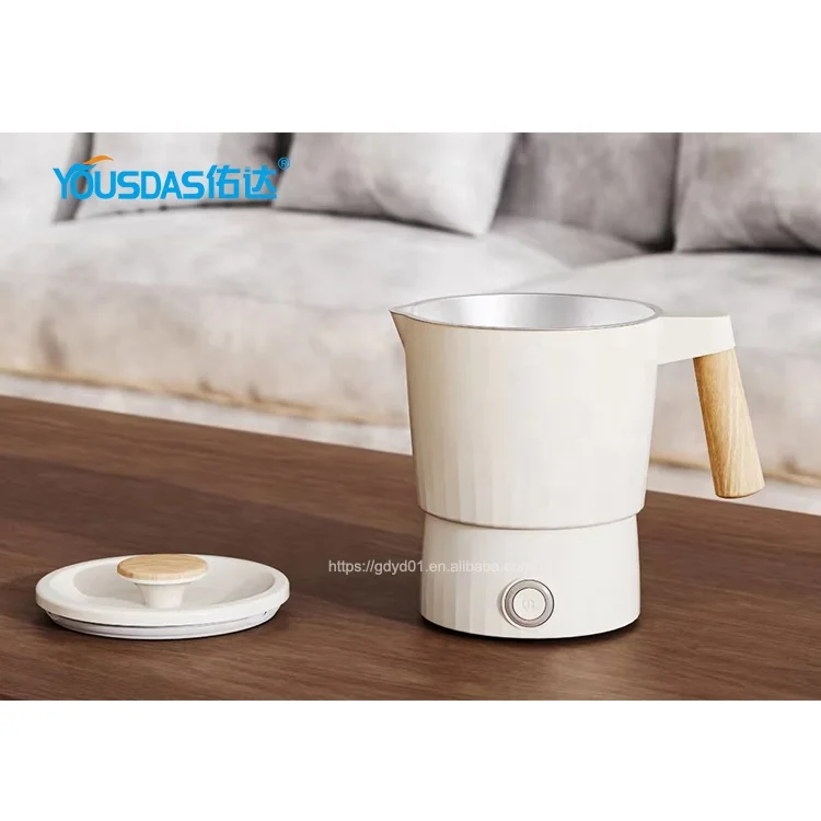 Yousdas new design double wall 0.8L household folding kettle travelling electric water kettle small home appliance