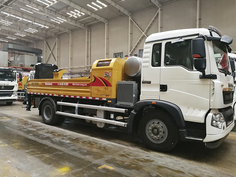 HBC10018K China New Mini  Concrete Machinery Concrete Line Pump 15 Ton