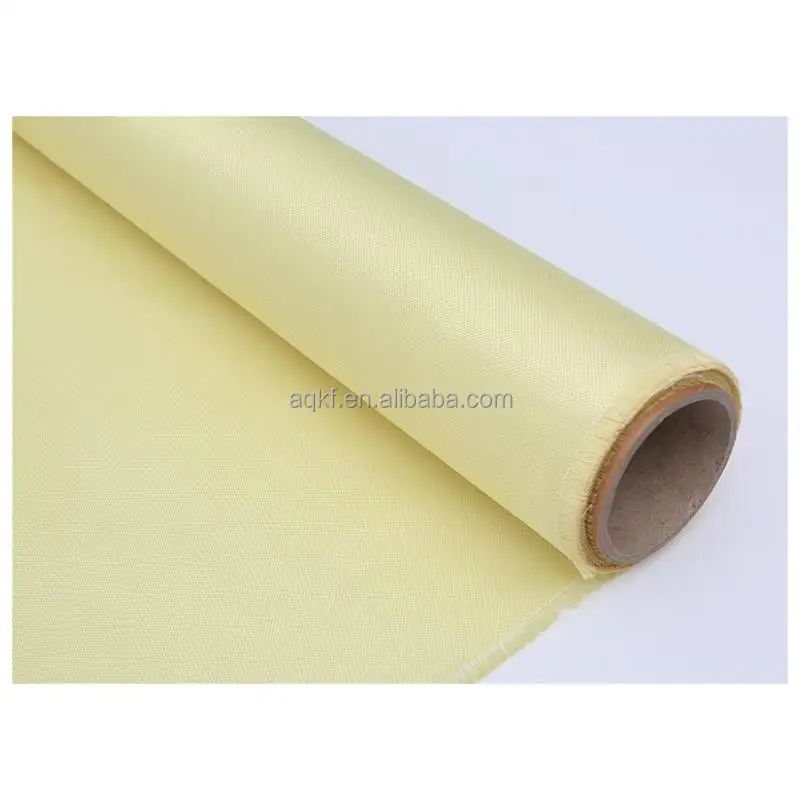 1000D340G plain twill bi-directional braided flame retardant kevlar fabric