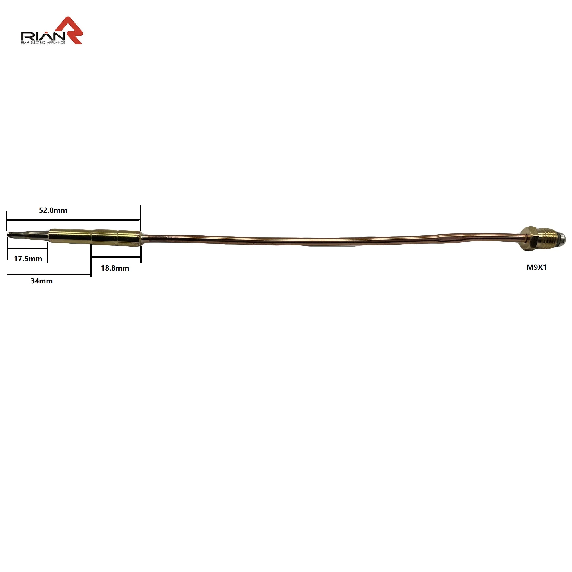 Pilot burner assembly thermocouple